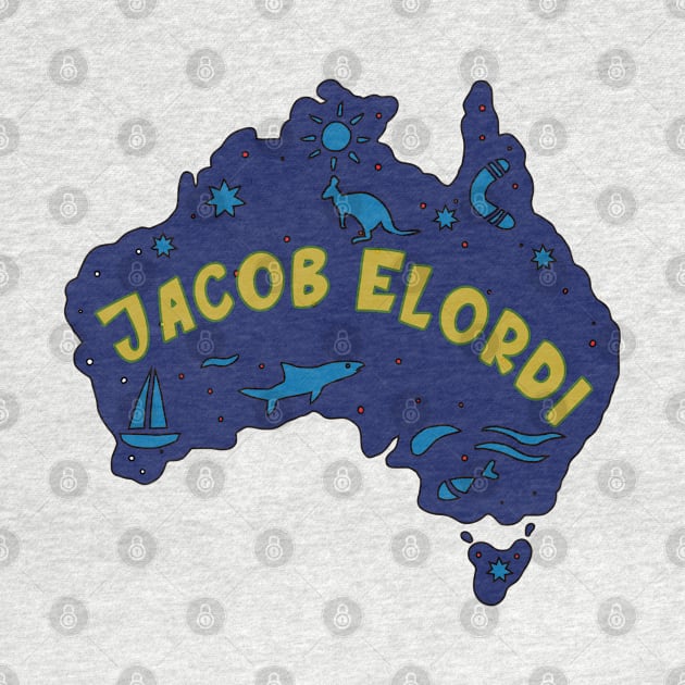 AUSSIE MAP JACOB ELORDI by elsa-HD